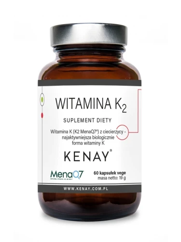 Kenay WITAMINA K2 Mena Q7 z ciecierzycy (60 kap)