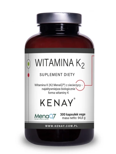 Kenay WITAMINA K2 Mena Q7 z ciecierzycy (300 kap)