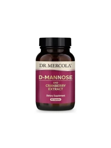 Dr Mercola D-Mannoza z żurawiną (60 kap)