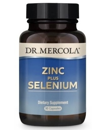 Dr Mercola Cynk z selenem (90 kap)