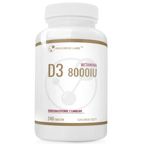 Progress Labs Witamina D3 8000 IU (240 tab)