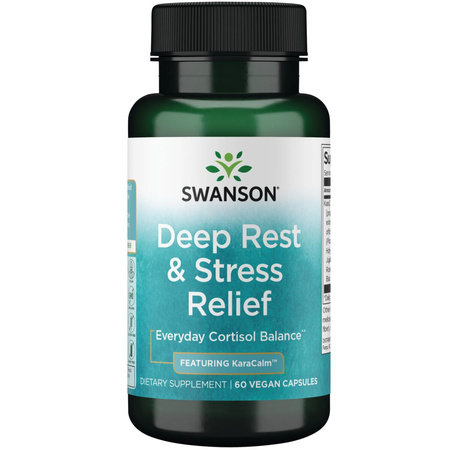 Swanson Deep Rest & Stress Relief (60 kaps.)