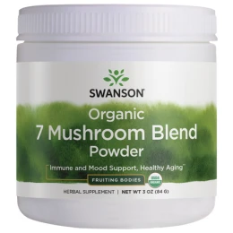 Swanson 7 Mushroom Blend Powder (84g)