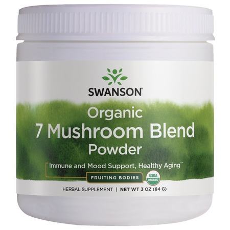 Swanson 7 Mushroom Blend Powder (84g)