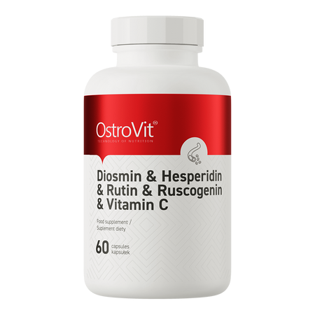 Ostrovit Diosmina + Hesperydyna + Rutyna + Ruskogenina + Witamina C (60 kaps.)