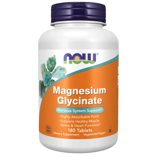 Now Foods Glicynian magnezu (180 tabl)