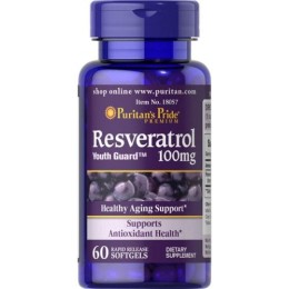 Puritan's Pride Resweratrol 100 mg - (60 kap)