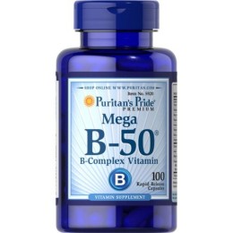 Puritan's Pride Witamina B-50® Complex - (100 kap)