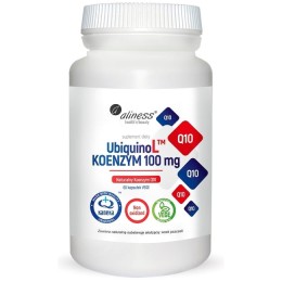 Aliness UbiquinoL(ubichinol) Naturalny koenzym 100mg  (60 kap)