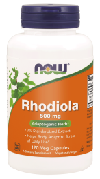 NOW Foods Rhodiola Różeniec Górski 500mg Rodiola(60 kap)