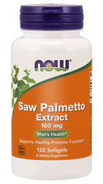 NOW Foods Saw Palmetto ekstrakt 160 mg (120 kap)