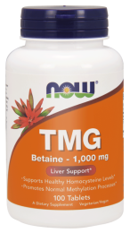 NOW Foods TMG 1,000 mg Betaina (100 kap)