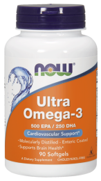 NOW Foods Ultra Omega 3 (90 kap)