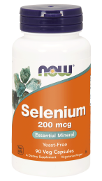 NOW Foods Selen 200mcg (90 kap)