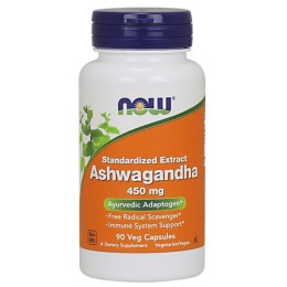 NOW Foods Ashwagandha - 450mg - (90 kap)