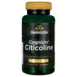 Swanson Cognizin Citicoline 500 mg 60 kap
