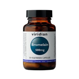 Viridian Bromelain 500 mg (30 kap)