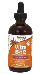 NOW Foods Ultra  B12 B-12 kompleks w płynie (118 ml)