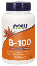 NOW Foods B-100 Kompleks witamin B100 (100 kap)