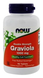 NOW Foods Graviola Grawiola 1000mg (90 tab)