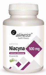Aliness Niacyna  Amid kwasu nikotynowego 500 mg  (100 kaps)