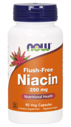 NOW Foods Niacyna Flush-Free 250mg (90kap)