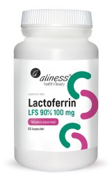 Aliness Laktoferyna  LFS 90% 100 mg (60 kap)