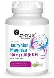 Aliness Taurynian Magnezu 100 mg z B6 (P-5-P) (100 kap)