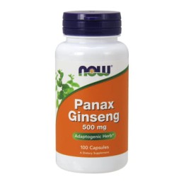 NOW Foods Panax Ginseng żeń szeń koreański 500mg(100 kap)