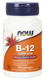 NOW Foods B12  2000 mg (100 kap)