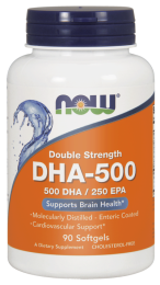 NOW Foods DHA 500  (90kap)