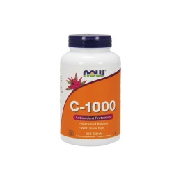 NOW Foods Witamina C 1000 z dziką różą i biofl. (250tab)(data do 30.09.2026)
