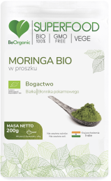 BeOrganic Medicaline  Moringa Bio w proszku( 200g)