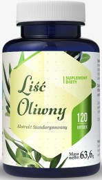Hepatica Liść oliwny Wyciąg z Liści Oliwki (120 kap)