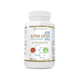 Progress Labs Kwas Alfa Liponowy ALA 200mg (120 kap )