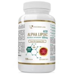 Progress Labs Kwas Alfa Liponowy ALA 600mg (120 kap)