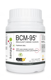 Kenay Kurkuma BCM-95® (CURCUGREEN®) czysty ekstrakt z kurkumy (300 kap)