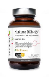 Kenay Kurkuma BCM-95® (CURCUGREEN®) z piperyną (BIOPERINE®) (60 kap)