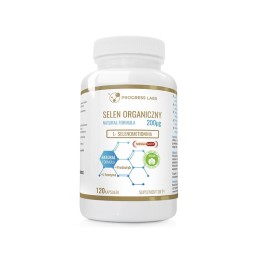 Progress Labs Selen Organiczny L- Selenometionina 200µg (120 kap)