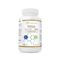 Progress Labs Potas 350mg Cytrynian Potasu (120 kap)