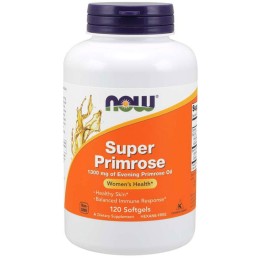 NOW Foods Super Primrose olej z wiesiołka  (120 kap żel)