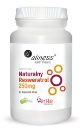 Aliness Naturalny  Resveratrol Resweratrol 250 mg (60 kap)