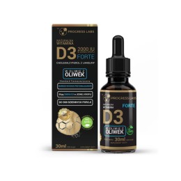 Progress labs Witamina D3 Forte W Kroplach (30ml)