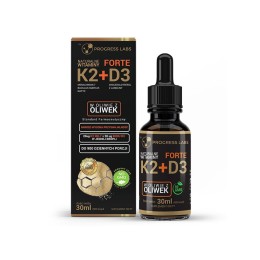 Progress Labs Witamina K2 MK-7 + D3 Forte W Kroplach (30ml)