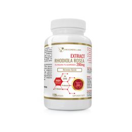 Progress Labs Rhodiola Różeniec Górski 200mg (120 kap)