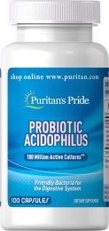 Puritan's Pride Probiotic Acidophilus  (100 tab)