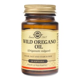 Solgar Wild Oregano Oil -Olej z dzikiego oregano (60 kap)