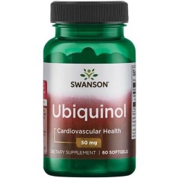 Swanson Ubiquinol (Ubichinol) 50mg - (60 kap)