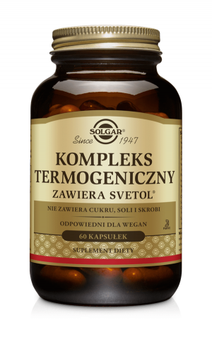 SOLGAR Kompleks Termogeniczny zawiera SVET 60 kaps.