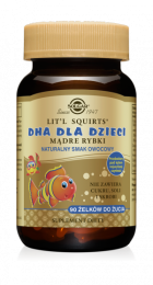 Solgar DHA dla dzieci Mądre Rybki (90 żelek)